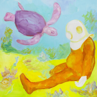 Luc Ming Yan, La tortue et le scaphandrier, 2023. Per gentile concessione di Musei Civici of Reggio Emilia