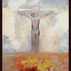 Odilon Redon (1840-1916)
Cristo in croce
1910 circa
Olio su cartone
Cm 51,5 x 46,1. Con cornice cm 70,5 x 64,2
Parigi, museo d'Orsay
Donazione di Arï Redon per volontà di suo marito, figlio dell’artista, 1984.
© RMN-Grand Palais (Musée d'Orsay) / Hervé Lewandowski
