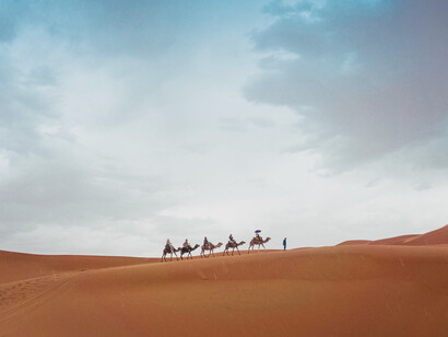 I knew the Sahara was beckoning them with its dangerous beauty, like a mirage, a temptress, a femme fatale