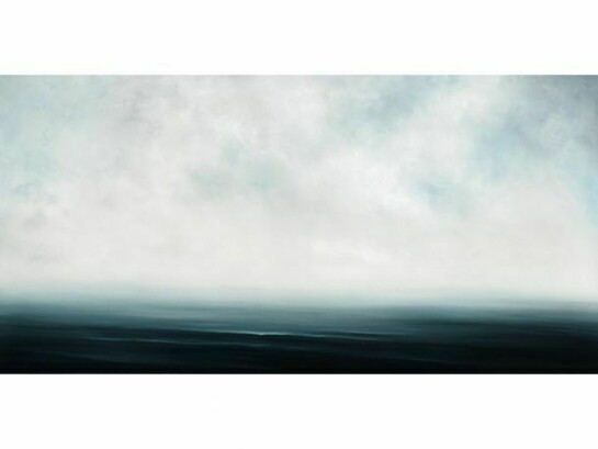 Louise LeBourgeois, 3 Water: Distant Wave #491, 2012 | Oil on panel | 30 x 60 inches