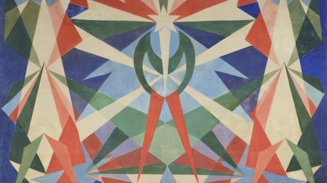 Giacomo Balla, Genio futurista (dettaglio), 1925. Cortesia di Mart
