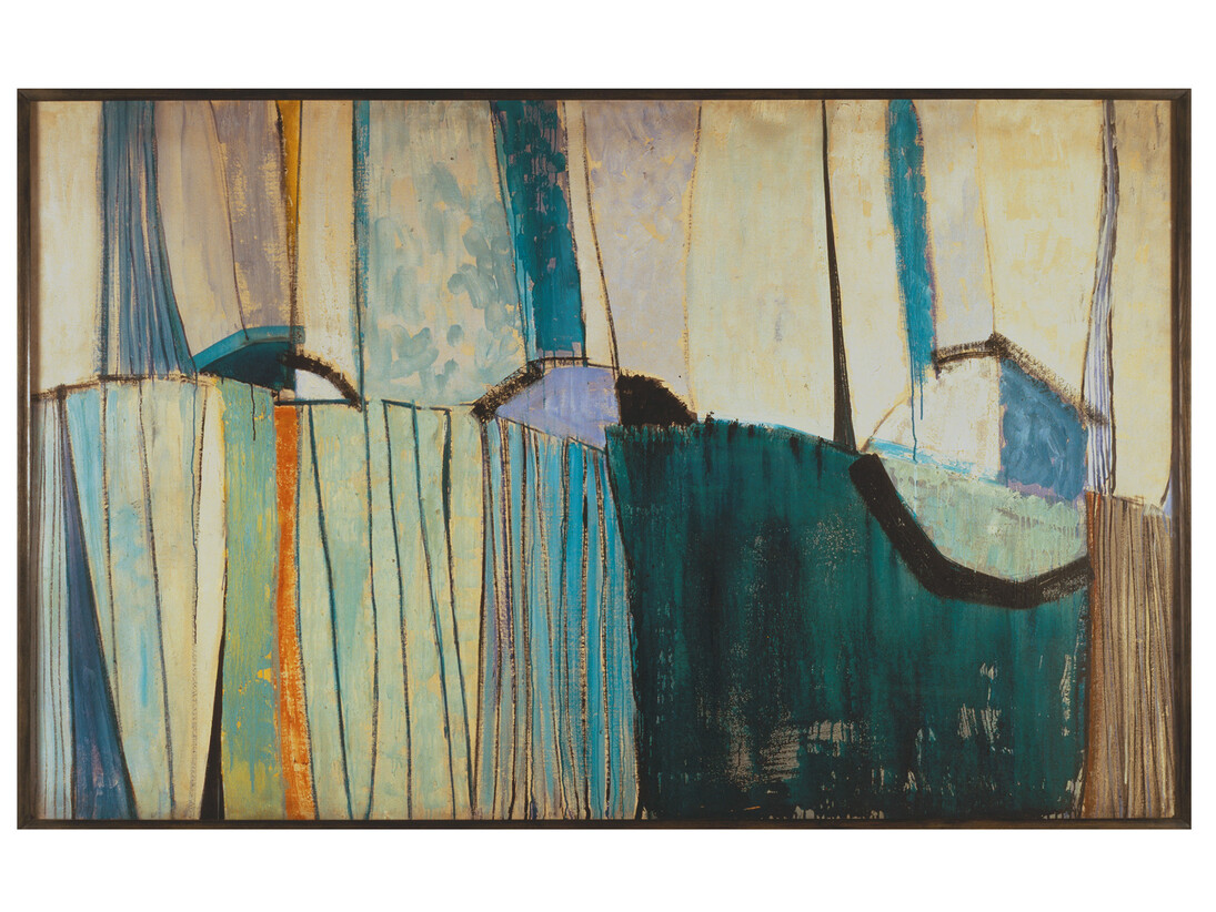 Terry Frost 1915-2003, Blue Winter 1956, 121 x 190.5 cm, Oil paint on board, British Council
© The estate of Sir Terry Frost. All Rights Reserved, DACS 2015
