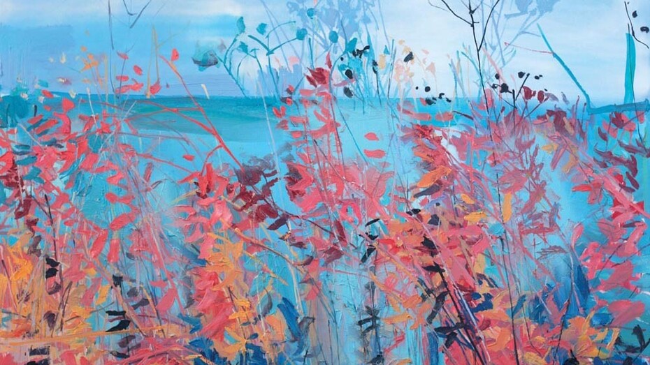Lisa Ballard, Red Leaves and Sea