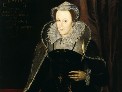 Maria Stuarda vestita a lutto