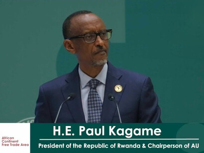 President Kagame Opening the African Continent Free Trade Area (AfCFTA) Business Forum. Copyright © 2018 African Union Commission. All Rights Reserved