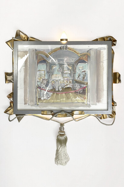 Guzmán Paz, Sala, 2025. Cortesía de la Galería Nora Fisch