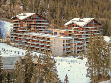 Going outside is easy with lakes, vineyards, forests, and high peaks all within reach at Six Senses Crans-Montana