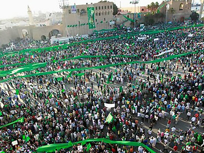 Demonstrations in Al Bayda in 2011 showed support for anti-government movements in Tripoli and Az Zawiyah during the Libyan uprising