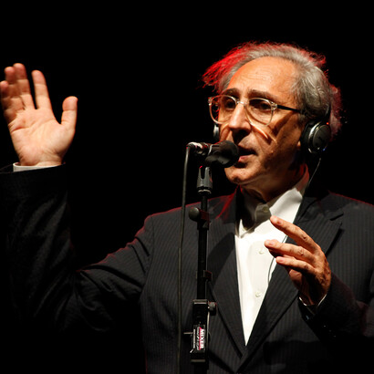 Performance di Battiato nel 210 al Festival Gaber 