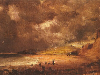 John Constable,”Sulla spiaggia”