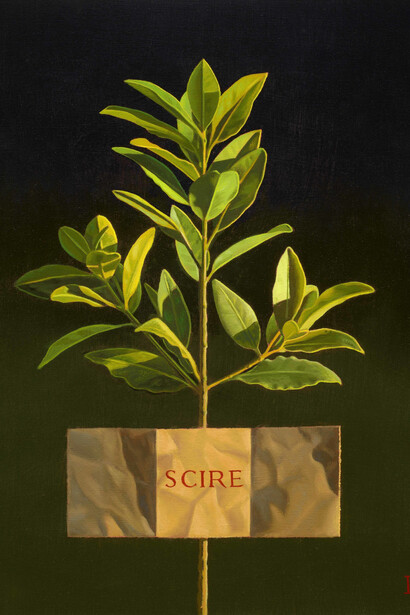 David Ligare, Scire (to know), 2022. Courtesy of Hirschl and Adler Gallery
