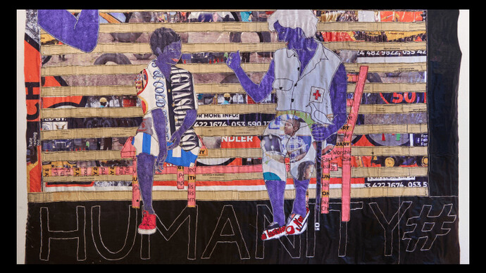 Solomon Adu, Humanity (detail), 2024. Courtesy of Contemporary Art Matters