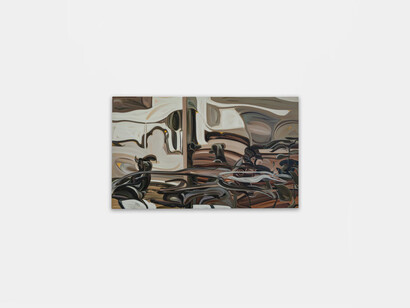Luke Agada, When the center holds, exhibition view. Courtesy of Sean Kelly