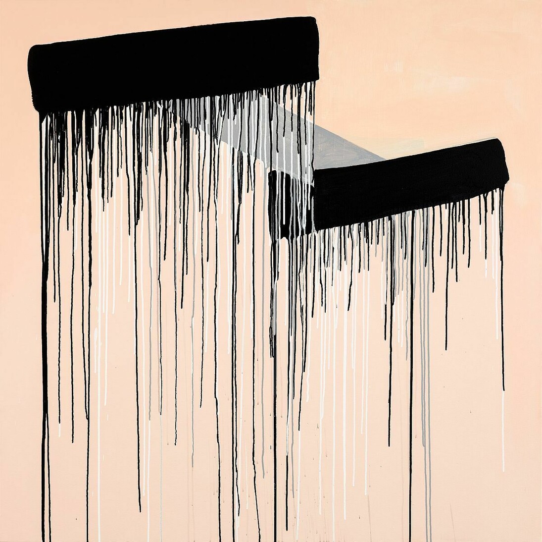 Julie Umerle, Naples Orange, 2013, 135 x 135 cm, Acrylic on canvas