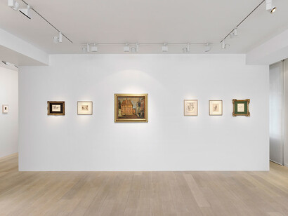 Balthus, Exhibition view. Courtesy of Gagosian