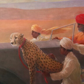 Lincoln Seligman, Hunting Party. Courtesy of Osborne Studio Gallery