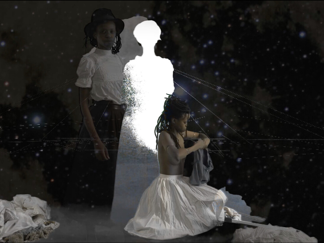 Kitso Lynn Lelliott, I was her and she was me and …video still). 4.Courtesy of Tiwani Contemporary