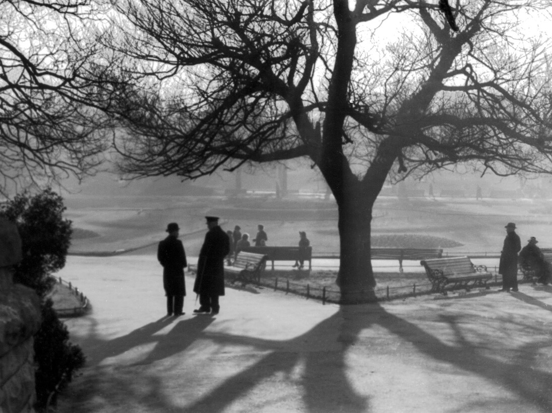 Frank Browne, Evening Shadows, Saint Stephen's Green, Dublin, 1932