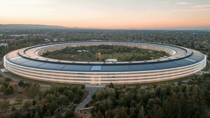 Apple Park headquarters in Silicon Valley, California, US