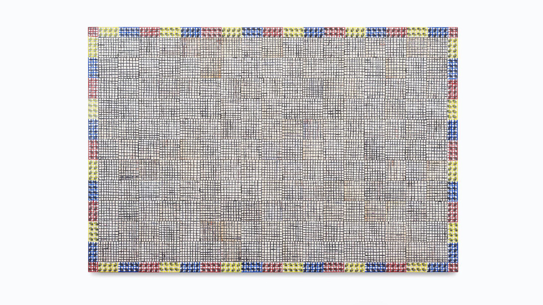 McArthur Binion. Courtesy of Lehmann Maupin