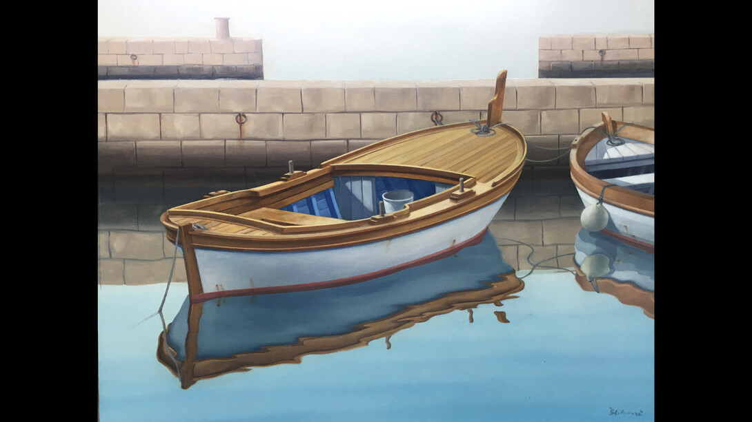 Rinaldo Skalamera, Summer Mooring. Courtesy of the artist and Kate Oh Gallery