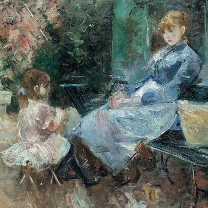 "La favola", 1883, Berthe Morisot,
Collezione privata, © Christian Baraja SLB