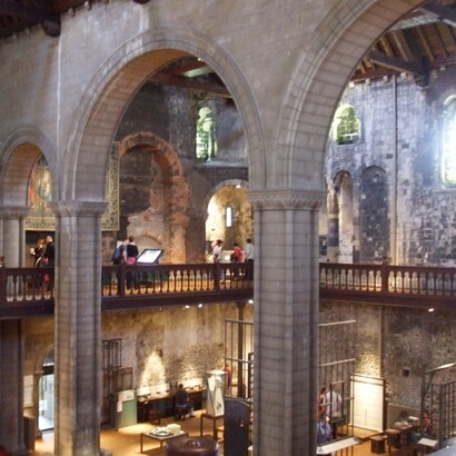 Interno del castello di Norwich, UK