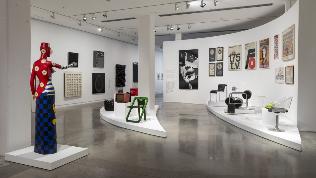 Varios artistas, Moderno y MetaModerno edición 70 aniversario, vista de exhibición. Cortesía del Museo de Arte Moderno de Buenos Aires