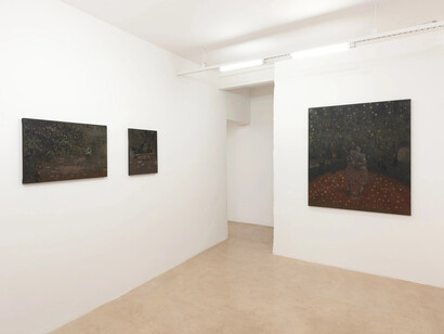 Miguel Afa, Um céu para caber (A sky to fit), exhibition view. Courtesy of A Gentil Carioca