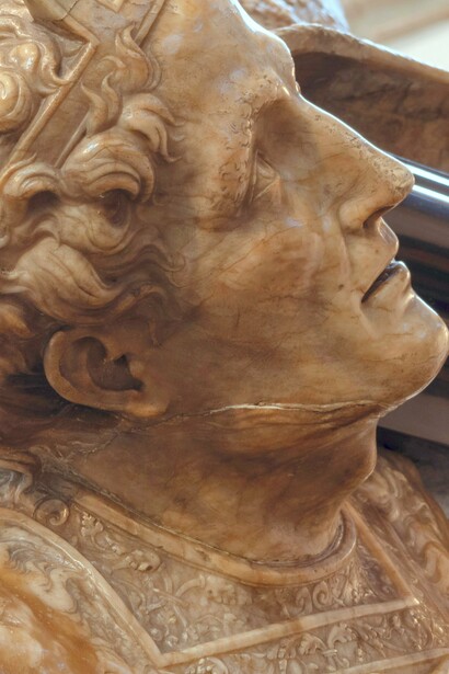 Julio César cargando la tumba de Engelberto II de Nassau