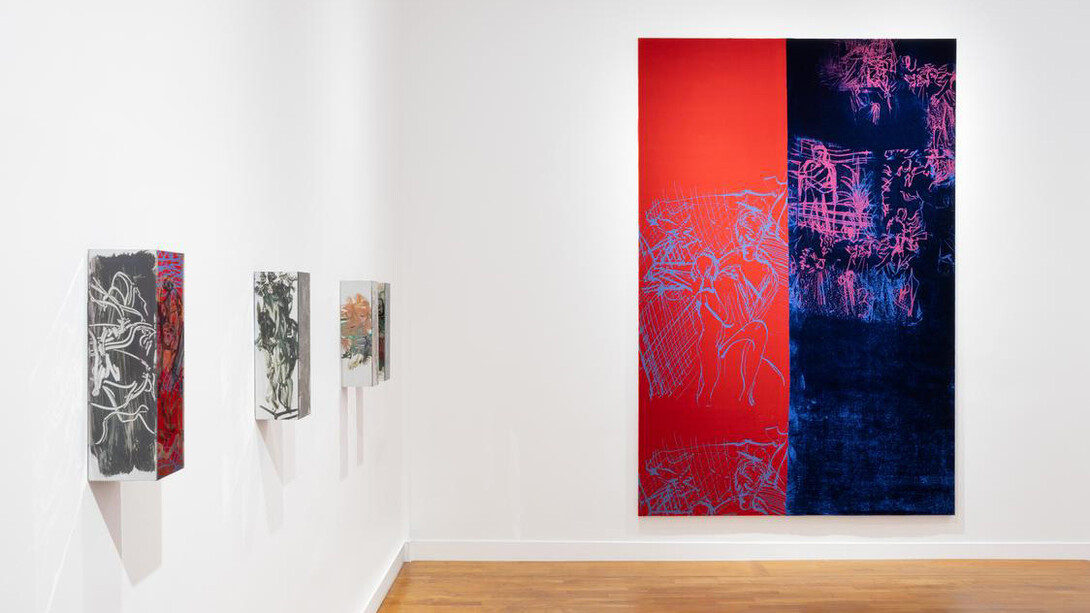 Nick Mauss, In this time, exhibition view. Courtesy of Galerie Chantal Crousel
