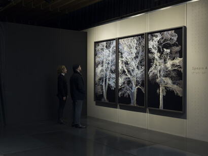 Quayola, PP 3D scans series, installation view at CUBO, 2017. Foto di Alessandro Trapezio