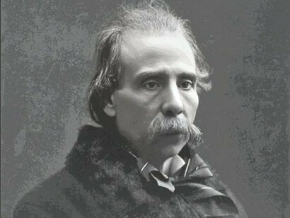 Camilo Castelo Branco. Di-lo com autoridade! Autor de um universo ficcional a chiaroscuro, entre a luz das suas estrelas propícias e do amor de salvação e as sombras das suas estrelas funestas e do amor de perdição (que consagra em títulos), o riso e as lágrimas, a comédia e a tragédia, onde a sua se vislumbra, mas também se confessa por entre as dobras novelísticas, sinalizando o mito obscuro e pesado de uma maldição rogada nas escadas da forca (1859)



