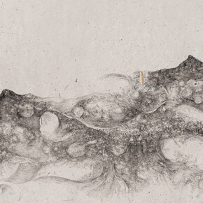 Moonlight Mile in the Snow. Courtesy of Galerie Dumonteil
