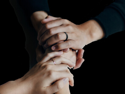 Hands held we are together, we are one