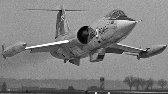 CF-104. Courtesy of The Military Museums 