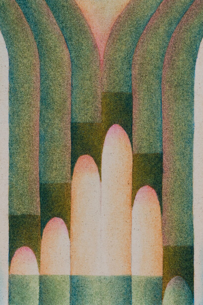 Roberta Gentry, Watermelon sprout, 2024. Courtesy of Massey Klein Gallery