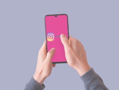 The Instagram application is open on a random phone featuring bright lighting and colorful posts are psychological devices used to trigger addiction on social media