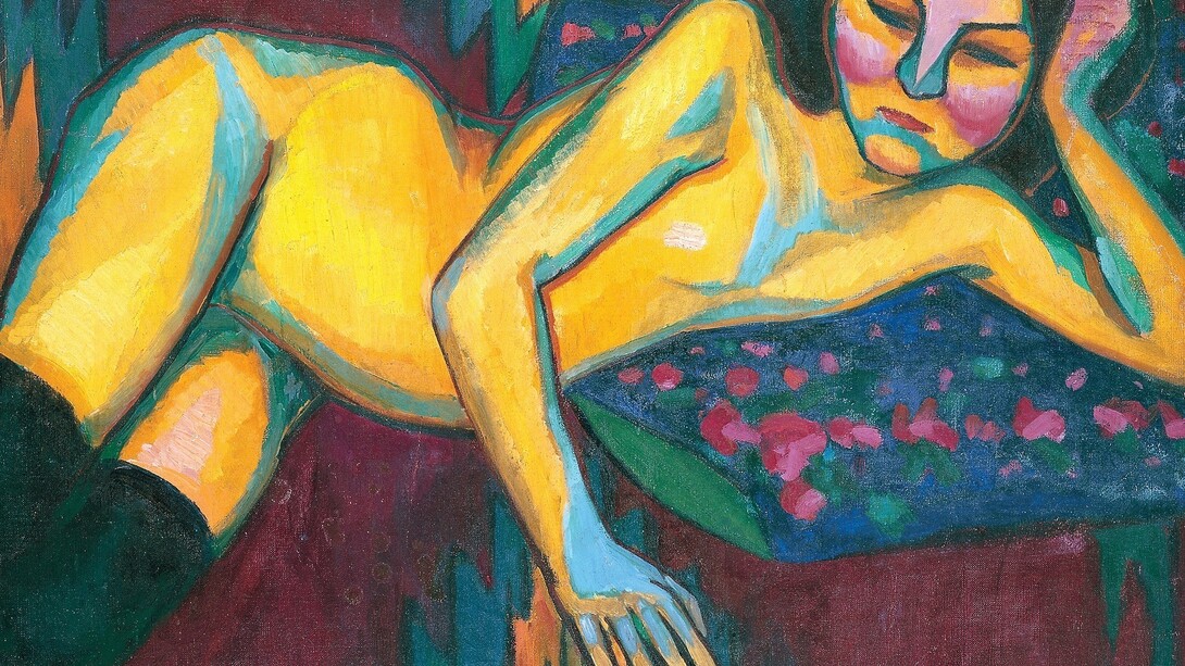 Sonia Delaunay, Nu Jaune, 1908 Musée des Beaux-arts de Nantes, © Pracusa 2013057