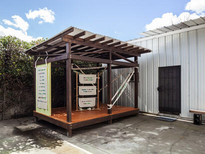 Los Angeles Museum of Art. LAMOA/SAMOA, 2013. Installation by Stephanie Taylor. Photographer: Robert Wedemeyer.