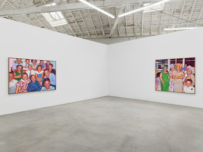 Esiri Erheriene-Essi, Reflections, exhibition view. Courtesy of Night Gallery 
