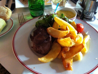 Plat principal à Fouquet's