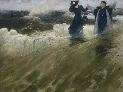 Il’ja Repin, Che vastità!, olio su tela, 1903