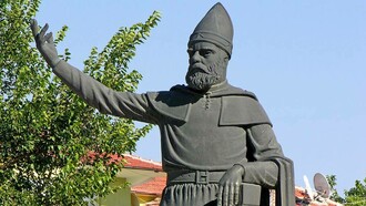 Haci Bektas Veli was a mystic, humanist and a philosopher who lived approx. from 1209–1271 in Anatolia (Central-Turkey); his teachings had great impact on the Anatolian cultures