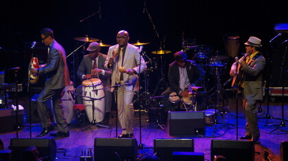 El Septeto Santiaguero en Globalfest (foto: Catalina María Johnson)