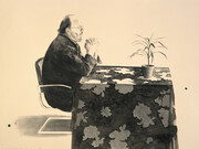 David Hockney, Henry at Table, 1976 © David Hockney