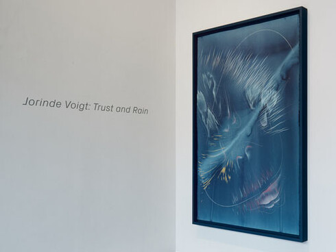 Jorinde Voigt, Trust and rain, exhibition view. Courtesy of Sicardi | Ayers | Bacino