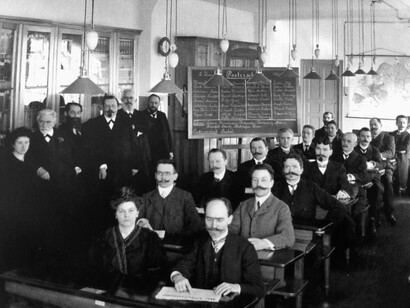 Rosa Luxemburg e i suoi allievi, Berlino, 1907