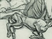 Lucian Freud and Frank Auerbach. Courtesy of Museum Städel