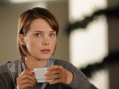 L'attrice Andrea Osvart 